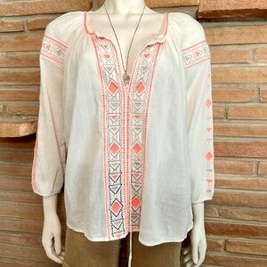 Madewell Boho Peasant Top